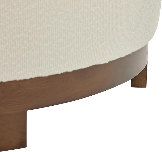 Beige + Dark Walnut