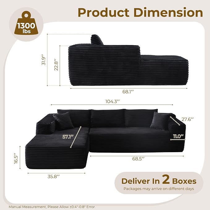 Black,plush Corduroy