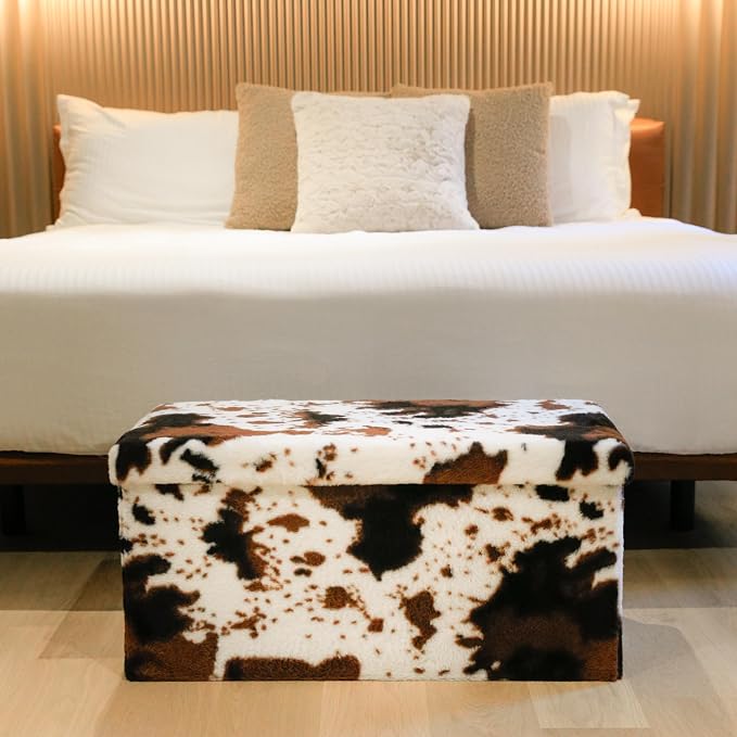 Cowhide Brown/White