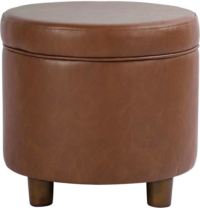 Chestnut Brown Faux Leather