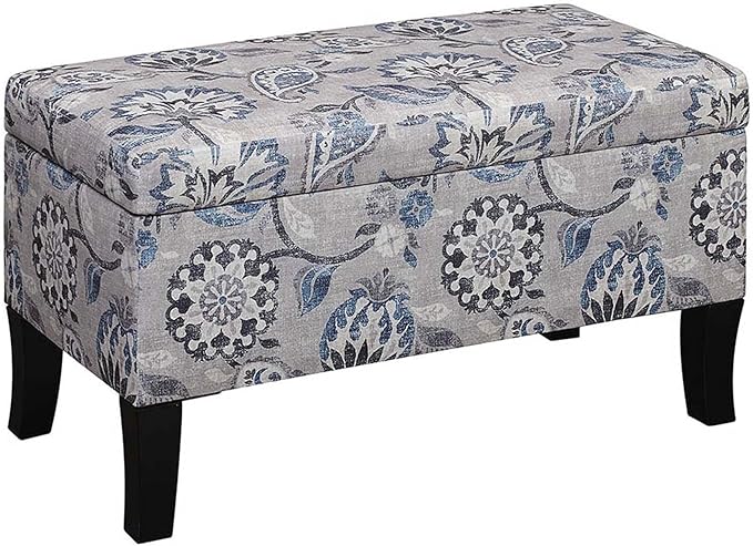 Gray Flora Fabric