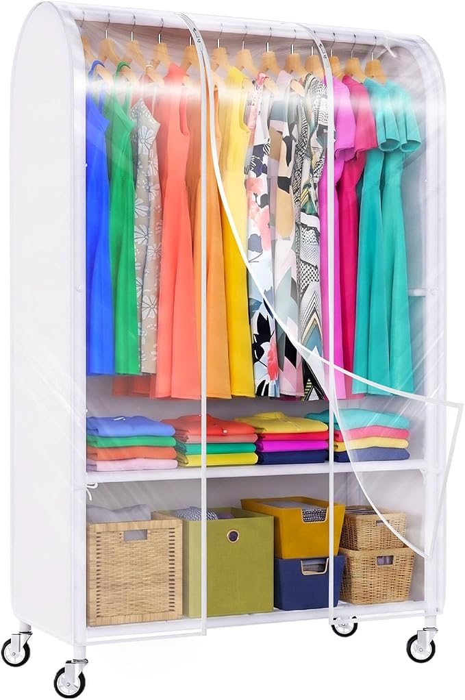 White Rack with White Cover