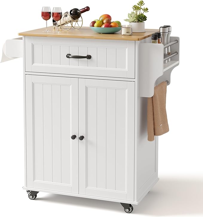 White & Tabletop-oak Color