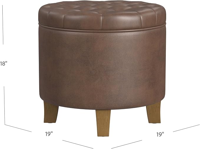 Brown Faux Leather