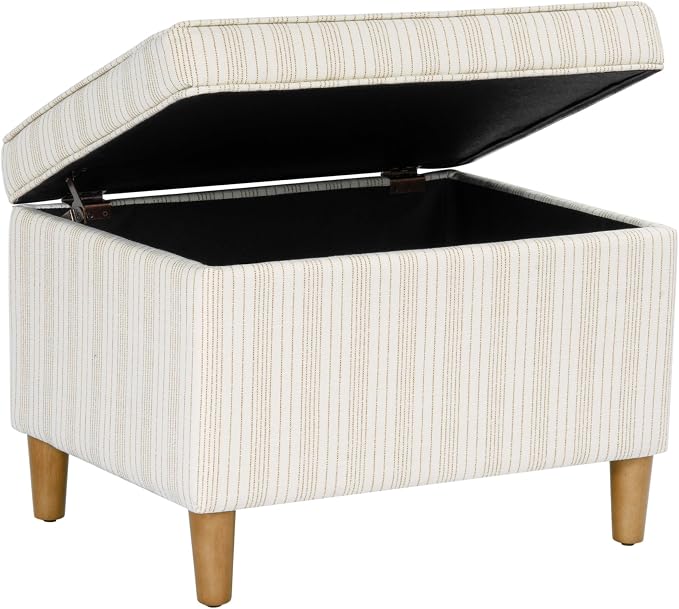 Cream Marigold Pinstripe Fabric