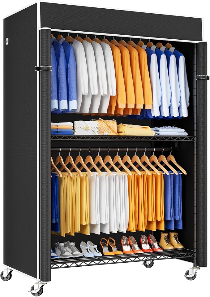Black Rack with Black Cover