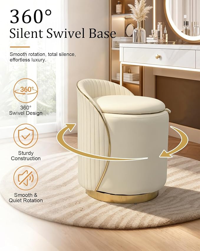 Beige With Storage
