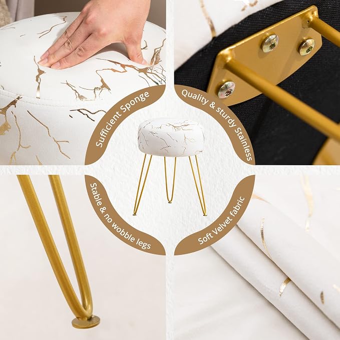 Beige and Golden Foiling
