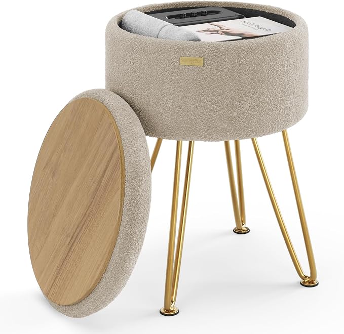 Beige/Gold Legs