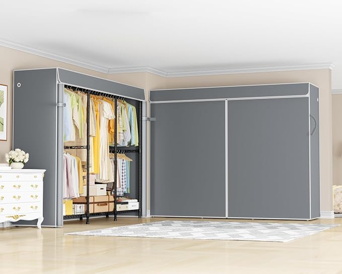 Black Rack With Grey Cover