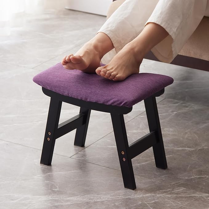 Black Stool Legs - Purple Surface