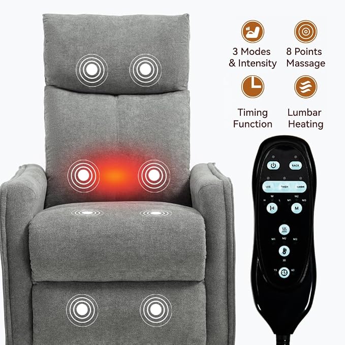 Grey + Metal & Wood + Fiber Foam and Polyester Fiber Pad-1
