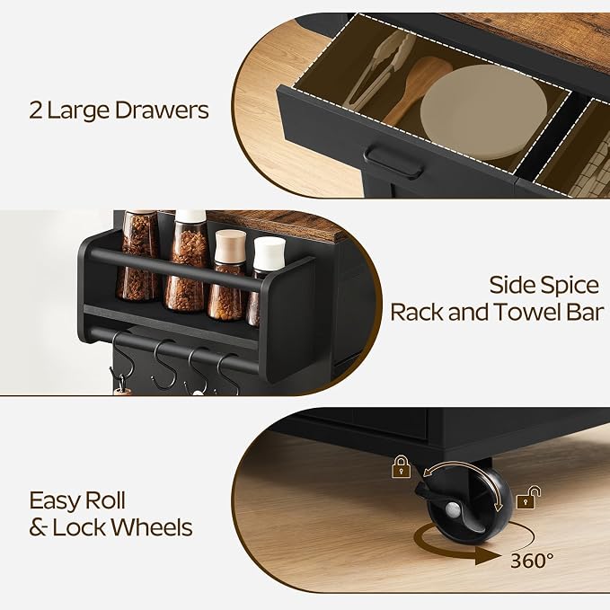 Rustic Brown + Black