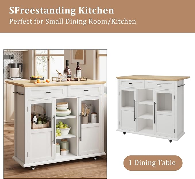 White Against Wood Color Top Panel