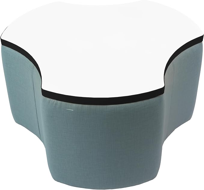 Sky Blue Crosshatch/Whiteboard