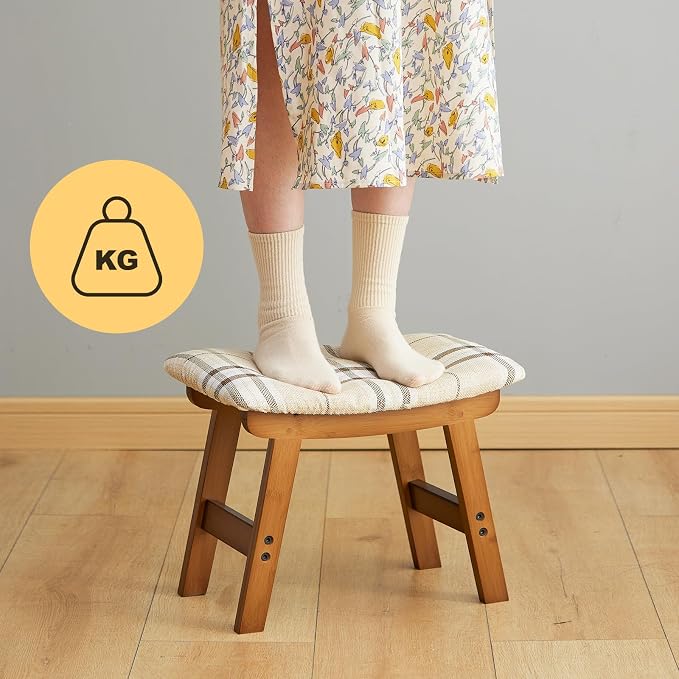 Brown Legs - Stripes Stool Surface