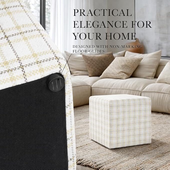 Natural Woven Plaid