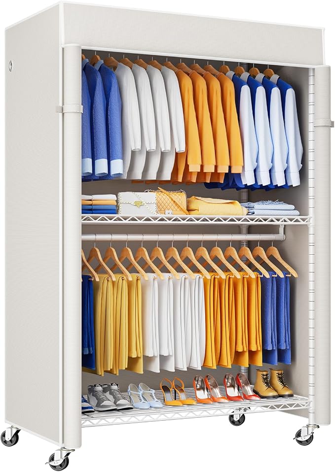 White Rack with White Cover
