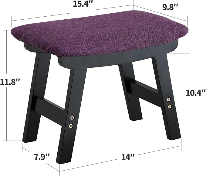 Black Legs - Purple Stool Surface
