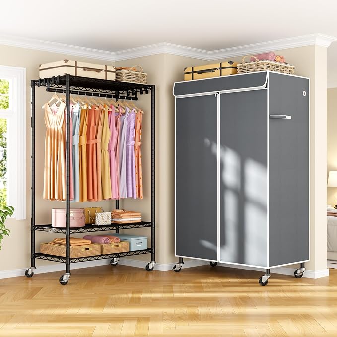 Black Rack with Gray Cover