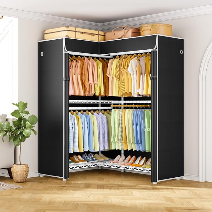 White Rack with Black Cover