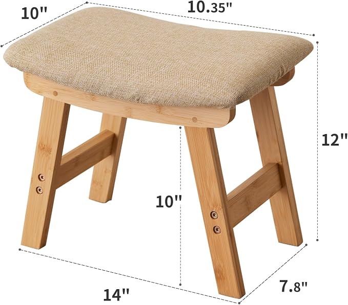 Natural Stool Legs - Beige Surface