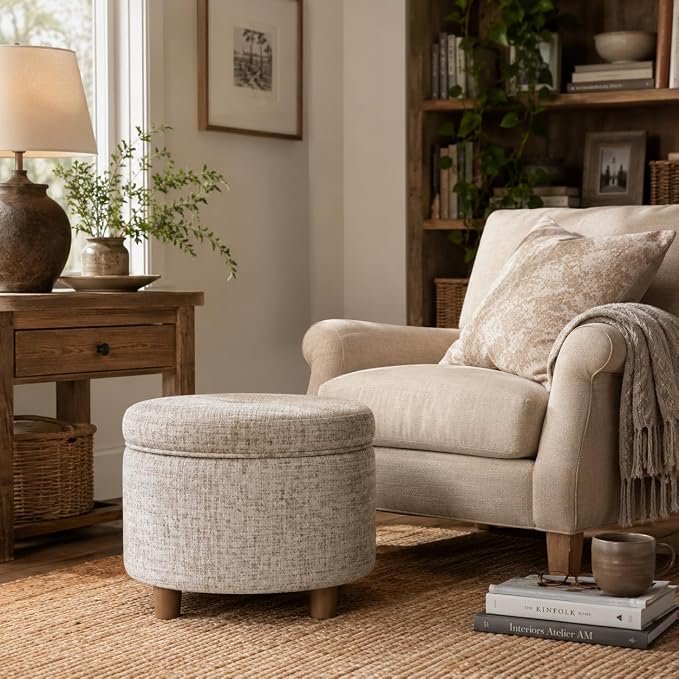 Cream Textural Woven