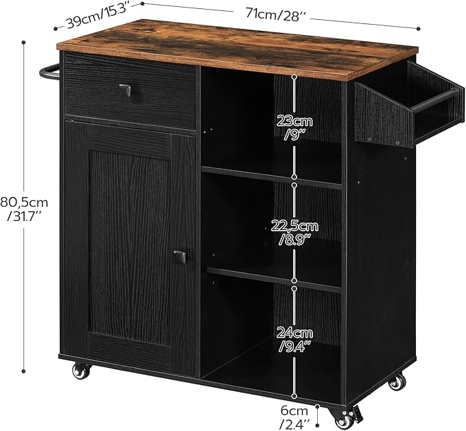 Rustic Brown + Black