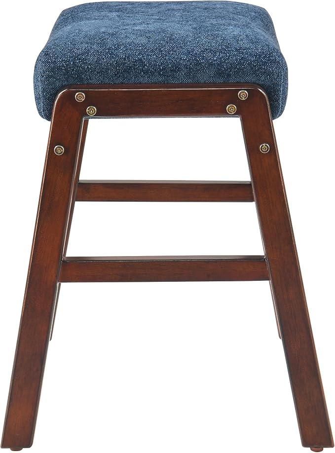 Fabric Blue and Brown