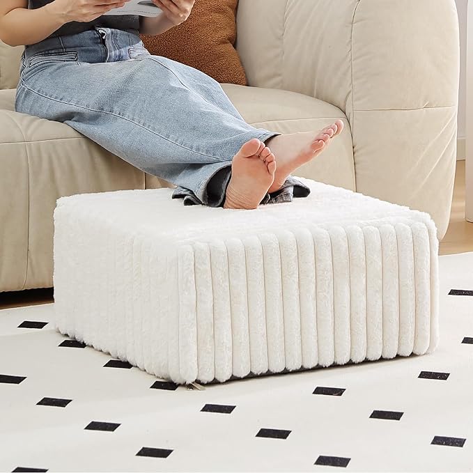 Striped Square Beige
