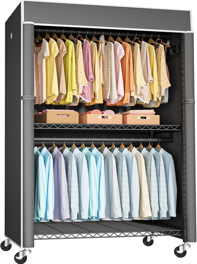 Black Rack with Dark Gray Cover