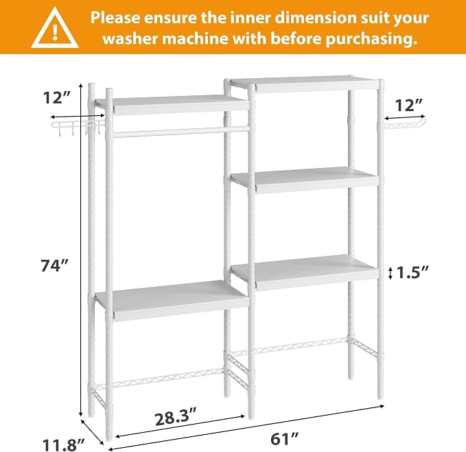 Pure White Board + White Iron Frame