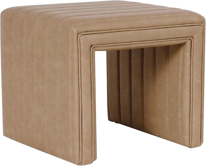 Sand Faux Leather