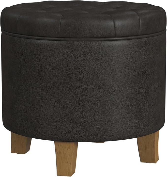 Black Faux Leather