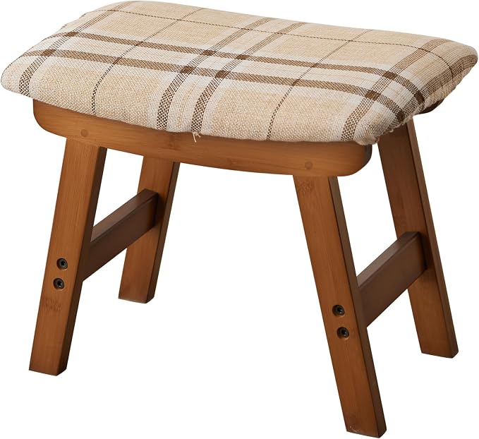 Brown Stool Legs - Stripes Surface