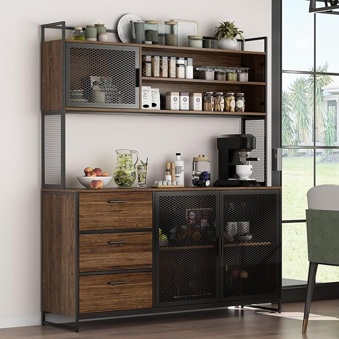 Brown With 3 Drawers