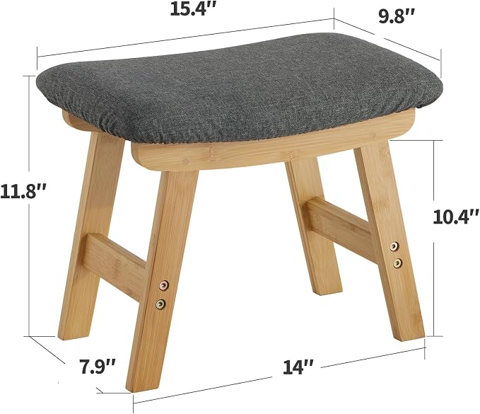 Natural Legs - Gray Stool Surface