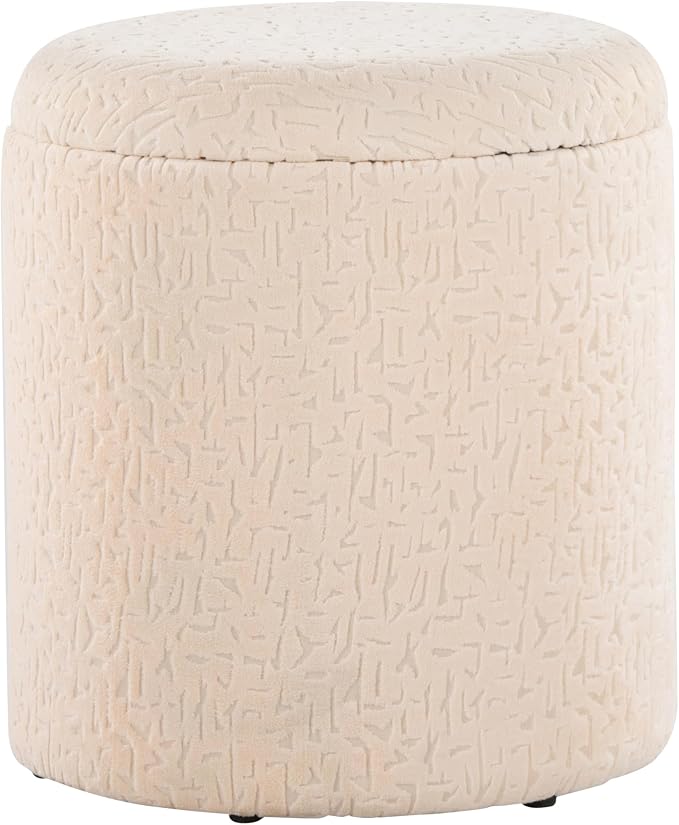 Beige Wool Blend Fabric