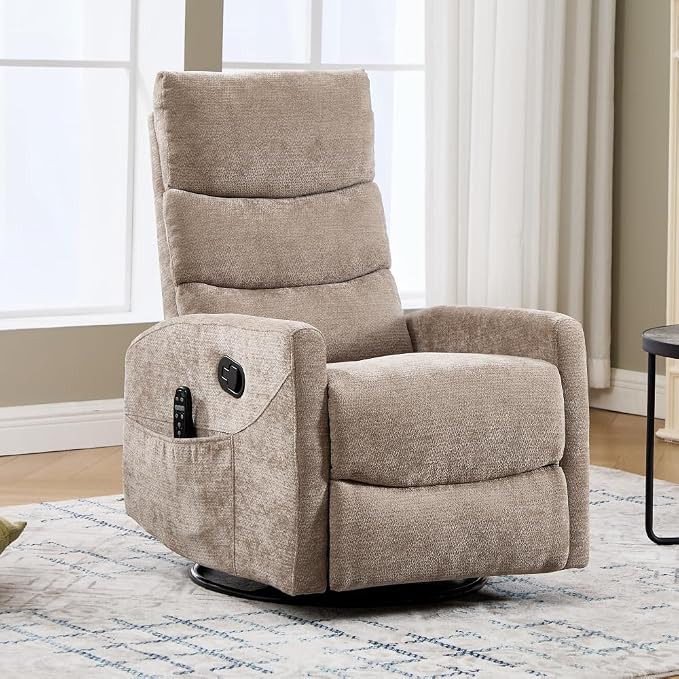 Khaki + Metal & Wood + Fiber Foam and Polyester Fiber Pad