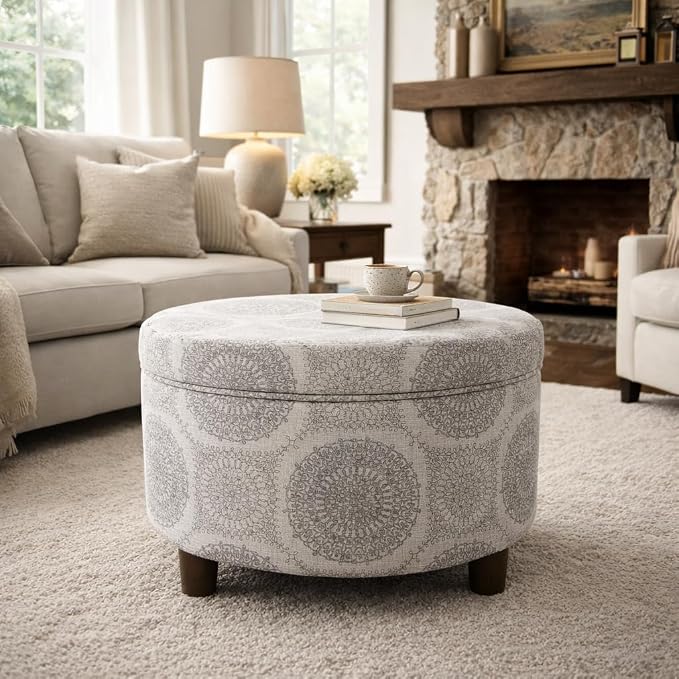 Light Grey Medallion