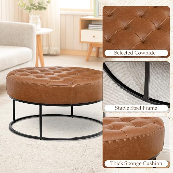 Vintage Brown-round