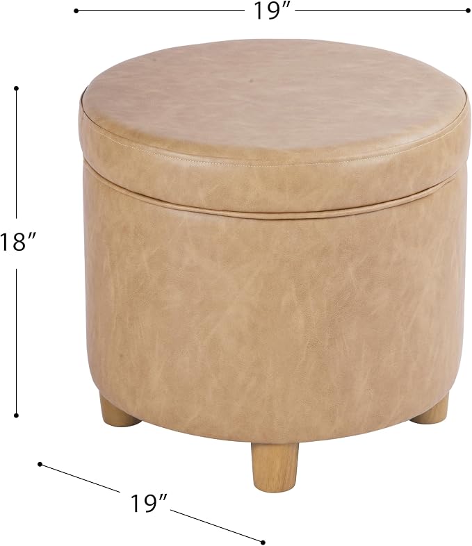 Sand Faux Leather