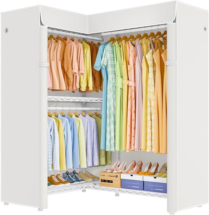 White Rack with White Cover