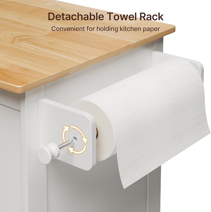 White & Tabletop-oak Color