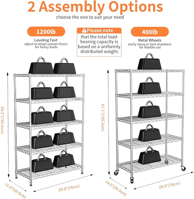 5-tier Chrome-30\