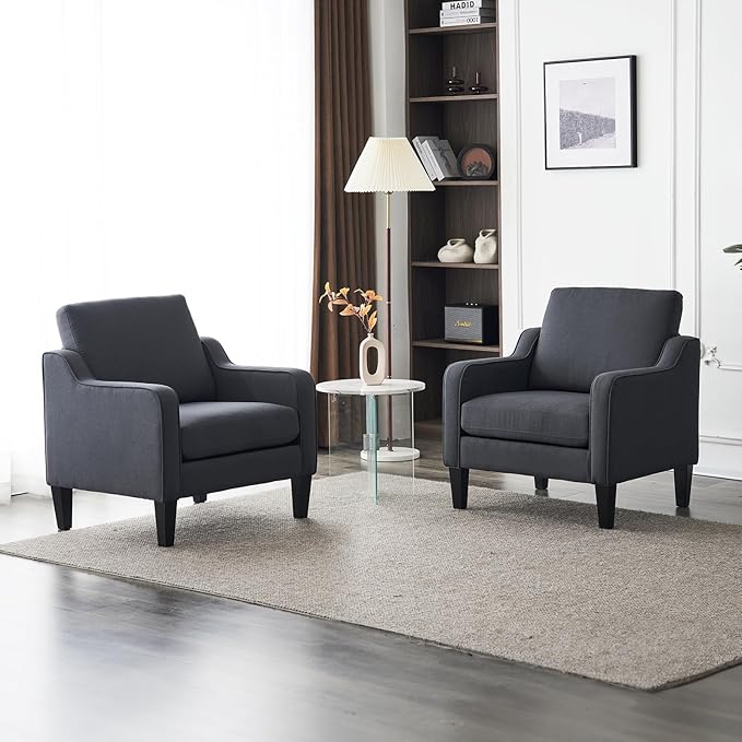 Dark Grey Linen