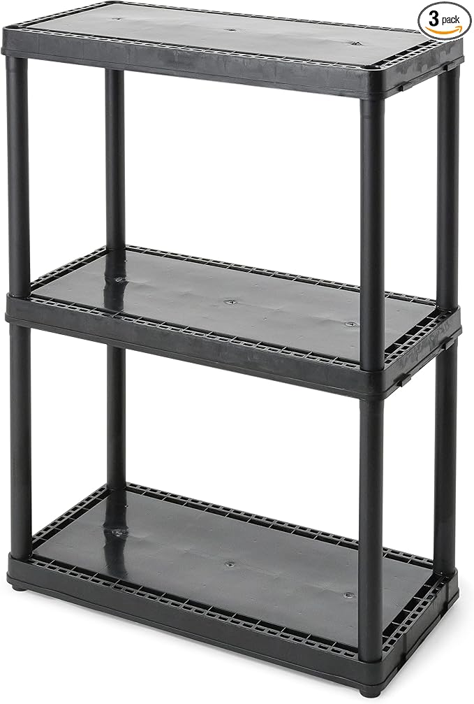 3 Shelf - Black