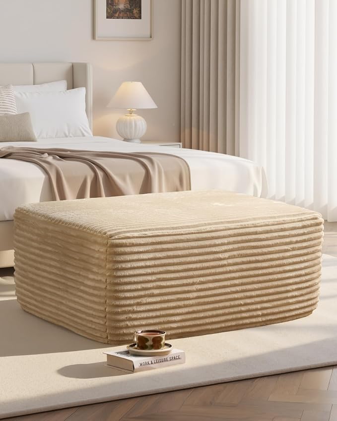 Beige (Plush Corduroy Fabric)