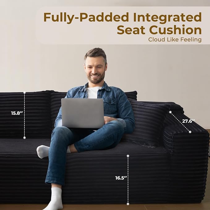 Black,plush Corduroy