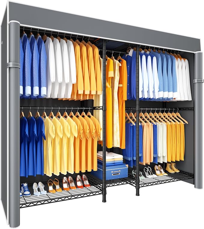 Black Rack With Grey Cover